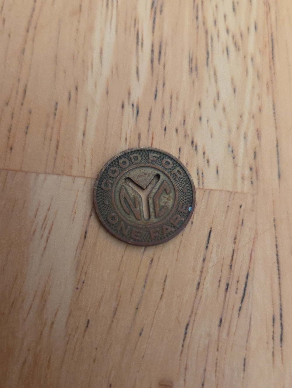 NEW YORK CITY transit Token